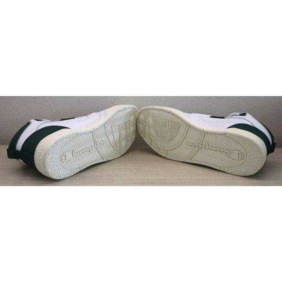 Champion Men's Sz 11.5M White/Green/Chalk 5 On 5 Hi Casual Sneakers Shoes - Picture 4 of 12